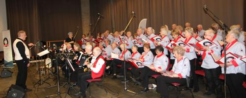 Optreden Hizzer Senioren en De Klotvaarders